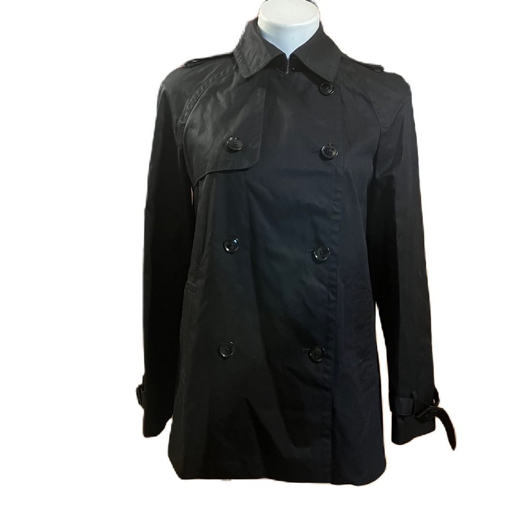 Banana Republic Classic Black short Trench Coat